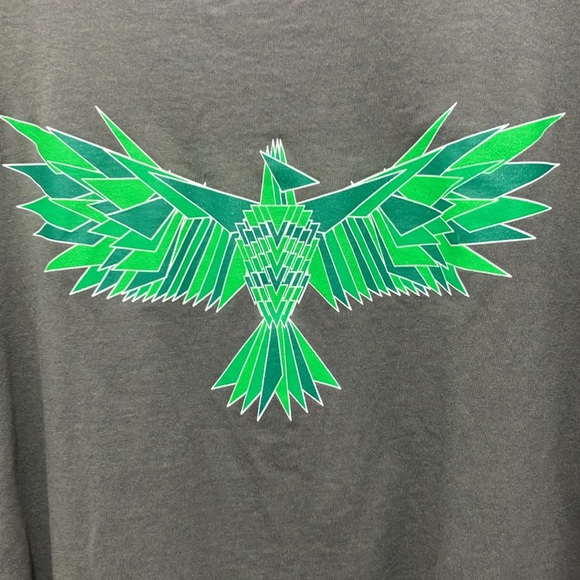 UNT tee shirt short sleeve University of North Texas Eagles Mean Green Scrappy - Picture 2 of 5